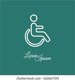 Web line icon. Disabled