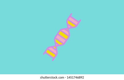 Web line icon. DNA molecule