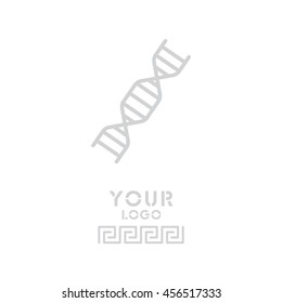 Web line icon. DNA molecule