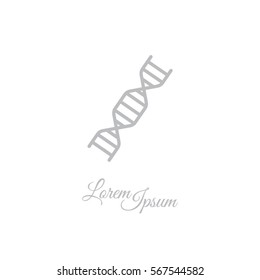 Web line icon. DNA molecule