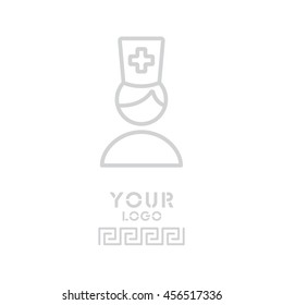 Web line icon. Doctor