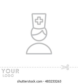Web line icon. Doctor