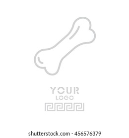 Web line icon. Dog Bone.