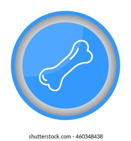 Web line icon. Dog Bone.