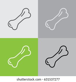 Web line icon. Dog Bone.
