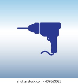 Web line icon. Drill