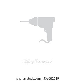 Web line icon. Drill