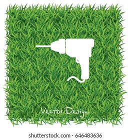 Web line icon. Drill