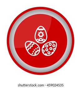 Web line icon. Easter eggs