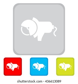 Web line icon. Electric angle grinder
