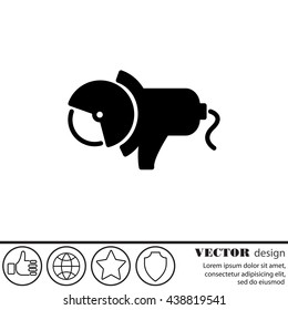 Web line icon. Electric angle grinder
