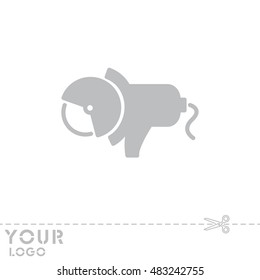 Web line icon. Electric angle grinder