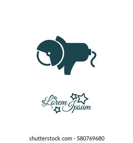Web line icon. Electric angle grinder