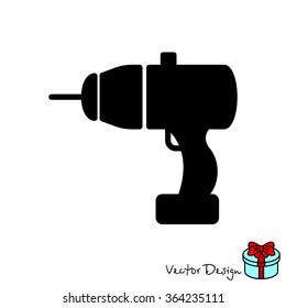 Web line icon. Electric screwdriver