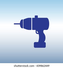 Web line icon. Electric screwdriver