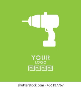 Web line icon. Electric screwdriver