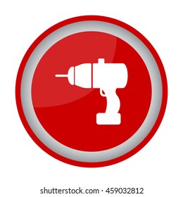 Web line icon. Electric screwdriver