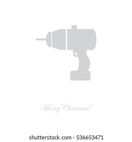 Web line icon. Electric screwdriver
