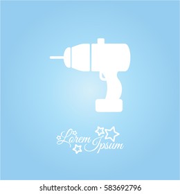 Web line icon. Electric screwdriver