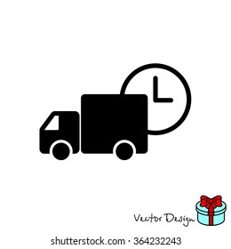 Web line icon. Express delivery