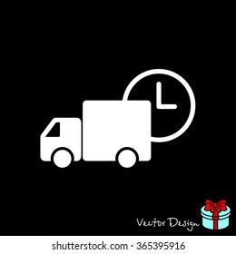 Web line icon. Express delivery