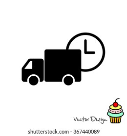 Web line icon. Express delivery