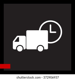 Web line icon. Express delivery