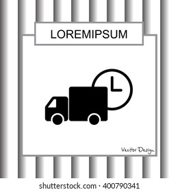 Web line icon. Express delivery