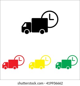 Web line icon. Express delivery