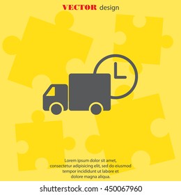 Web line icon. Express delivery