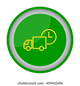 Web line icon. Express delivery