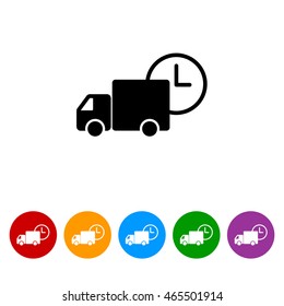 Web line icon. Express delivery