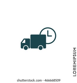 Web line icon. Express delivery