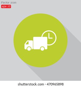 Web line icon. Express delivery