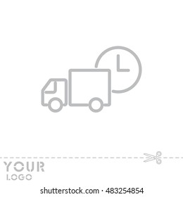 Web line icon. Express delivery