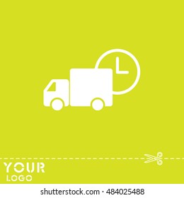 Web line icon. Express delivery