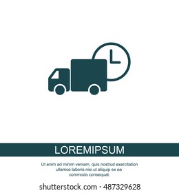 Web line icon. Express delivery