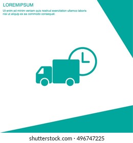 Web line icon. Express delivery