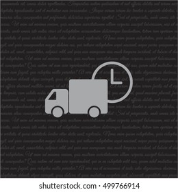 Web line icon. Express delivery