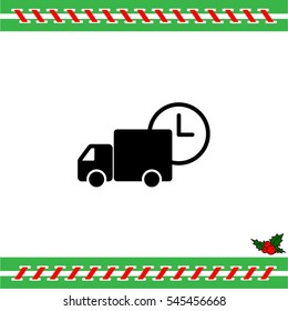 Web line icon. Express delivery