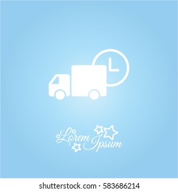 Web line icon. Express delivery