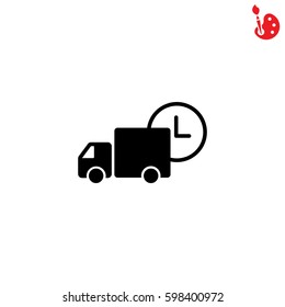 Web line icon. Express delivery