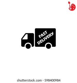 Web line icon. Express delivery