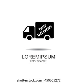 Web line icon. Fast delivery