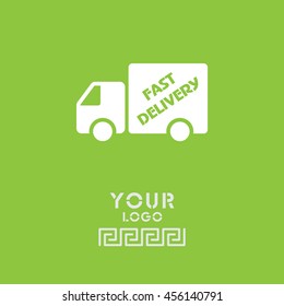 Web line icon. Fast delivery