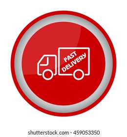 Web line icon. Fast delivery
