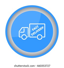 Web line icon. Fast delivery