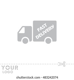 Web line icon. Fast delivery