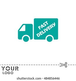 Web line icon. Fast delivery