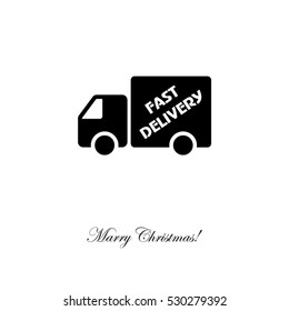 Web line icon. Fast delivery